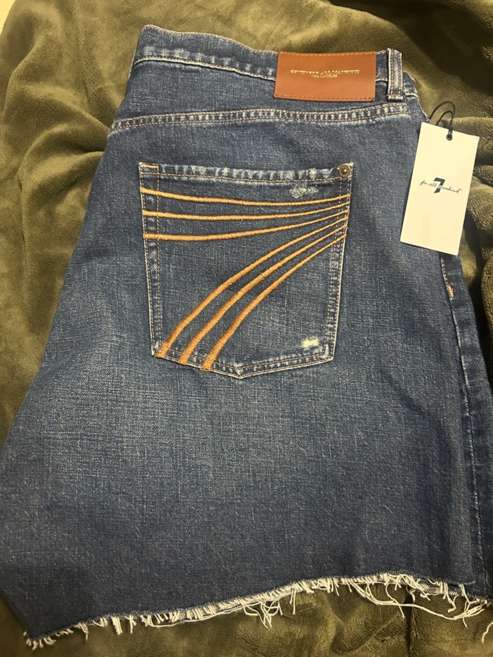 7 For All Mankind Highwaisted Shorts